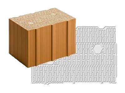 Керамический поризованный блок Coriso 10 DF 307x240x249